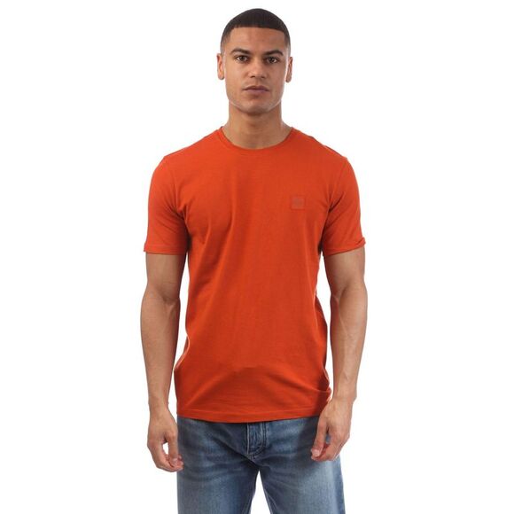Boss Mens Tales T-Shirt / Orange